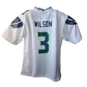Seattle Seahawks Russell Wilson Women's Jersey - White, Size L